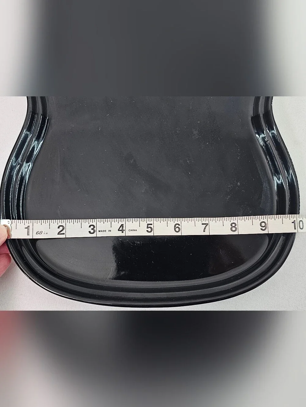 Vintage Mikasa Opus Black Vanity/ Serving Tray